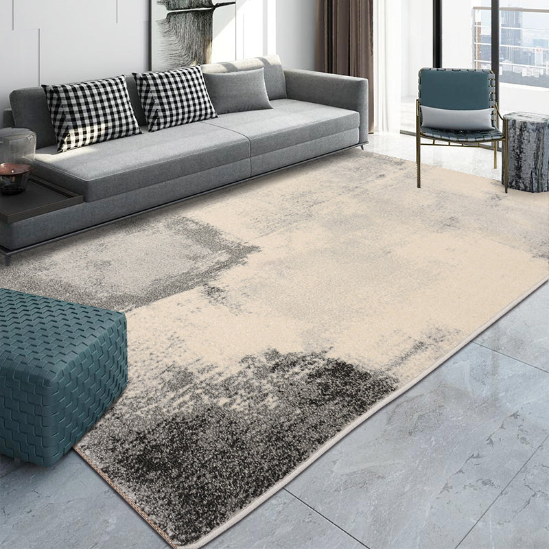 Vintage Industrial Area Rug Multicolor Cement Pattern Rug Pet Friendly Non-Slip Backing Machine Washable Carpet for Living Room Dark Gray-Yellow Clearhalo 'Area Rug' 'Rug' 2170702