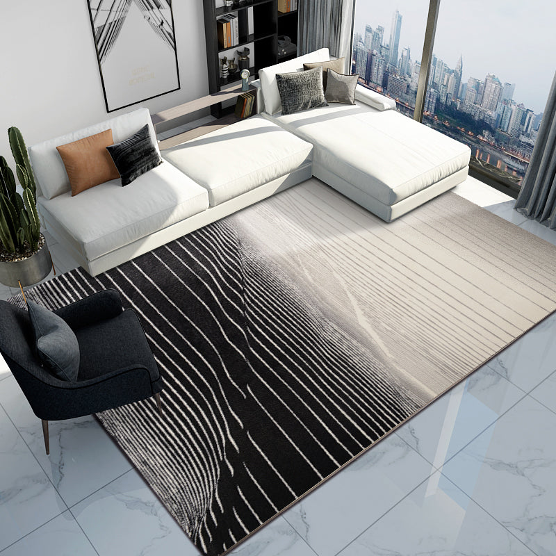 Vintage Industrial Area Rug Multicolor Cement Pattern Rug Pet Friendly Non-Slip Backing Machine Washable Carpet for Living Room Black Clearhalo 'Area Rug' 'Rug' 2170704