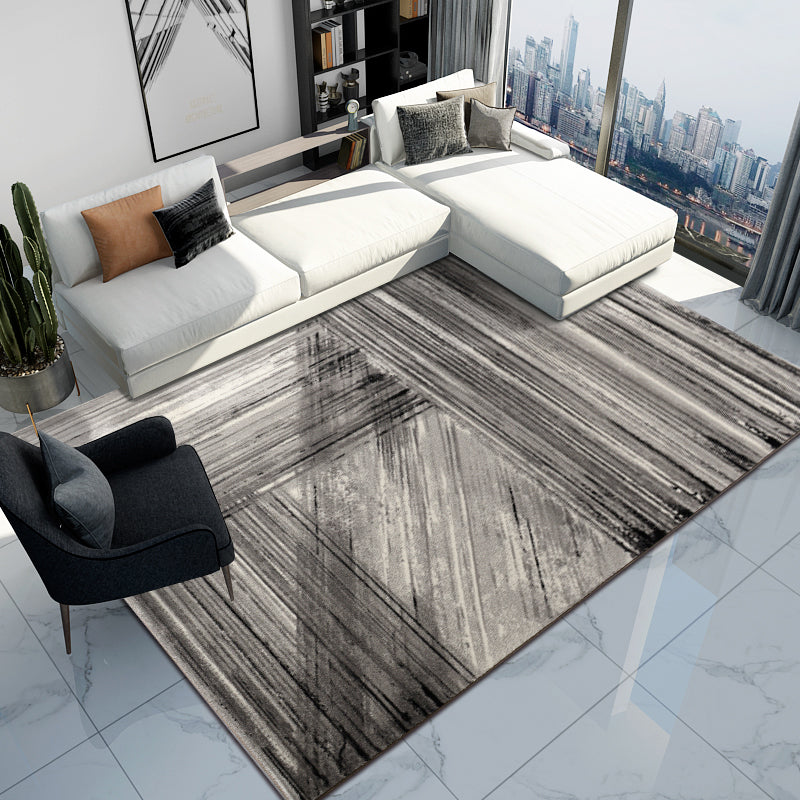 Vintage Industrial Area Rug Multicolor Cement Pattern Rug Pet Friendly Non-Slip Backing Machine Washable Carpet for Living Room Grey Clearhalo 'Area Rug' 'Rug' 2170705