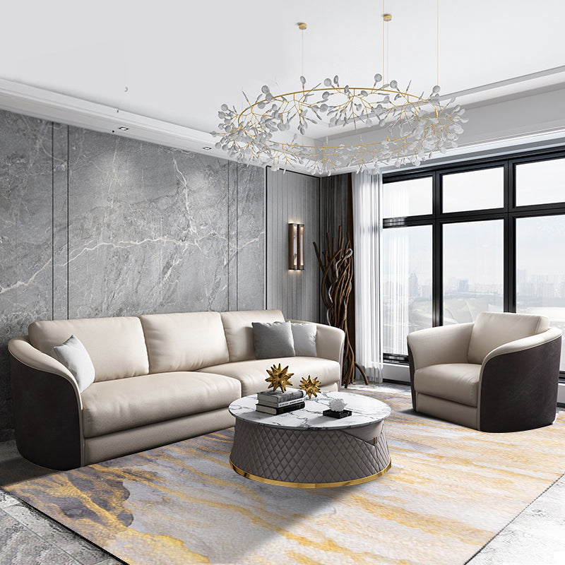 Gold Abstract Art Rug Polyester Industrial-Style Carpet Washable Pet Friendly Non-Slip Backing Rug for Home Decoration Gold Clearhalo 'Area Rug' 'Rug' 2170746