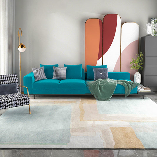 Luxe Industrial Indoor Rug Multi-Color Abstract Carpet Non-Slip Backing Washable Stain Resistant Rug for Family Room Clearhalo 'Area Rug' 'Rug' 2170762