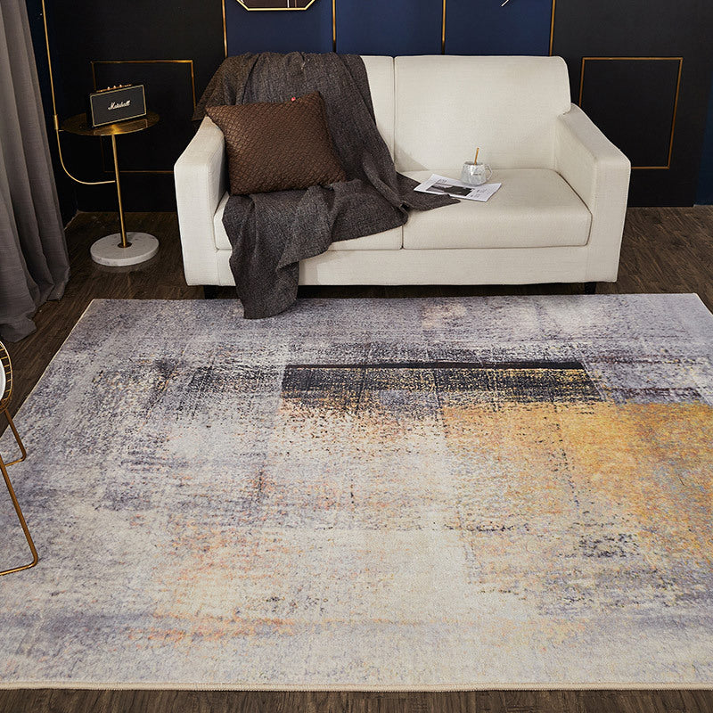 Decorative Multi Color Abstract Rug Synthetics Cyberpunk Style Carpet Non-Slip Stain Resistant Washable Rug for Great Room Clearhalo 'Area Rug' 'Rug' 2170793