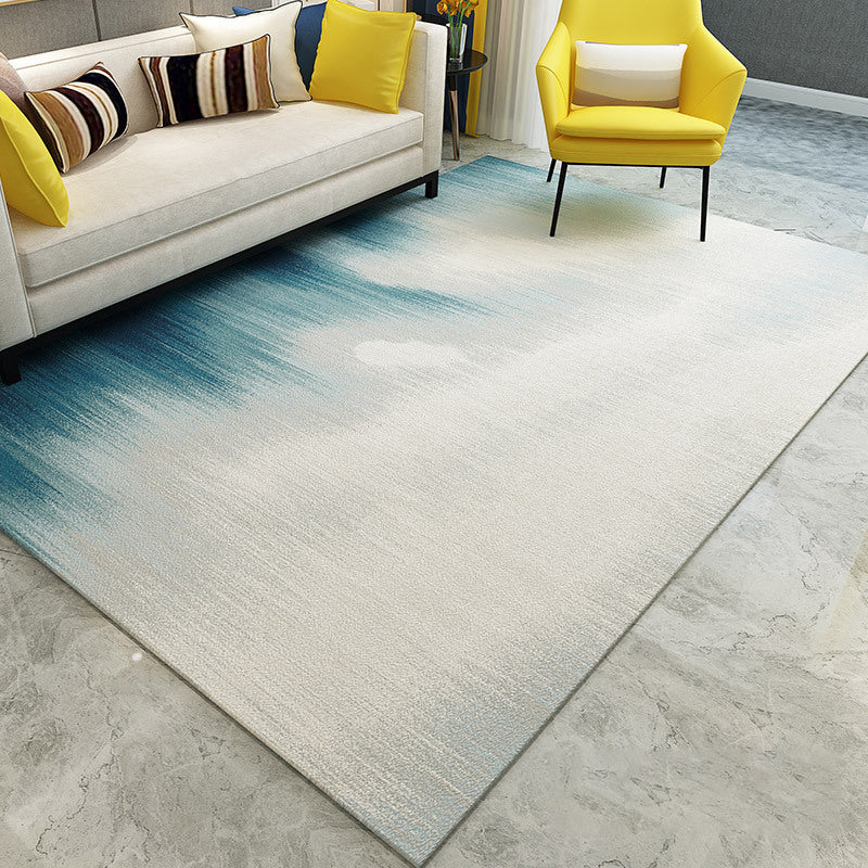 Decorative Multi Color Abstract Rug Synthetics Cyberpunk Style Carpet Non-Slip Stain Resistant Washable Rug for Great Room Lake Green Clearhalo 'Area Rug' 'Rug' 2170801