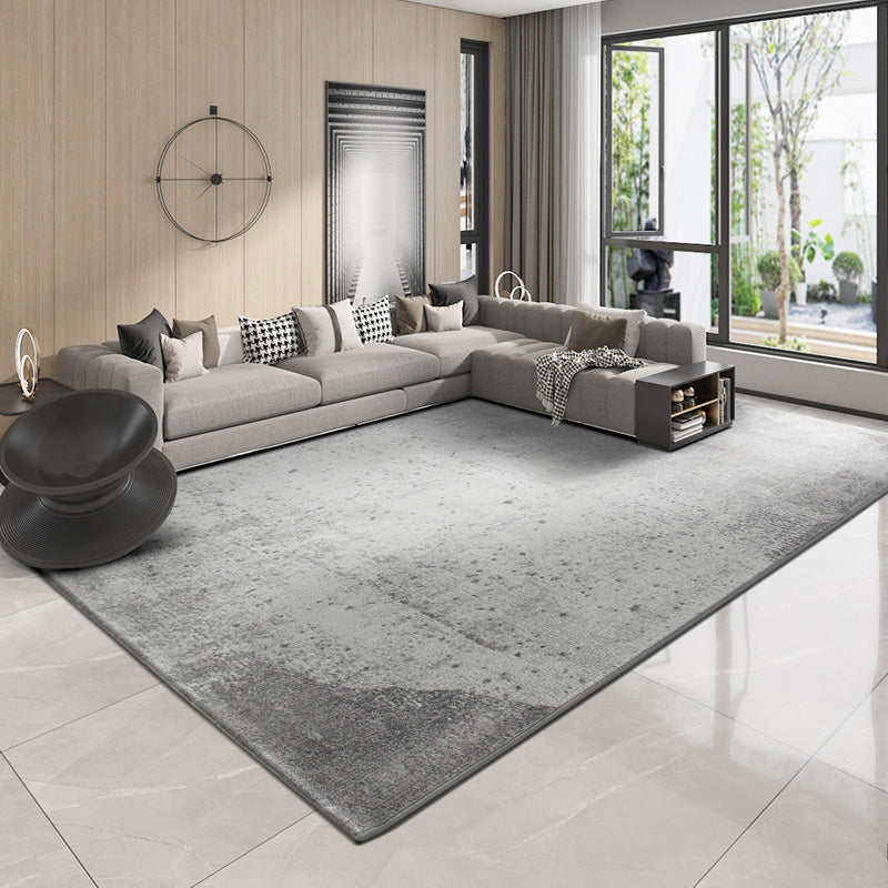 Industrial Lounge Area Rug Multi-Color Abstract Rug Polyester Machine Washable Non-Slip Backing Pet Friendly Rug Dark Gray Clearhalo 'Area Rug' 'Rug' 2170826