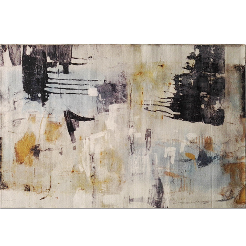 Retro Abstract Painting Print Rug Multi Colored Industrial Rug Polyester Stain Resistant Non-Slip Backing Machine Washable Rug for Room Clearhalo 'Area Rug' 'Rug' 2170945