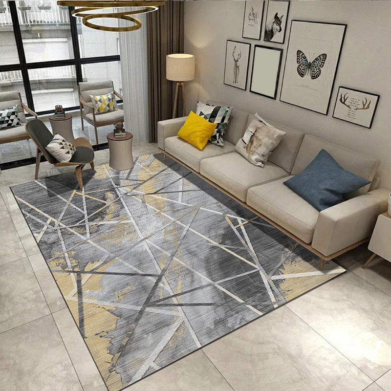 Multi-Color Rusty Surface Rug Synthetics Industrial Area Rug Machine Washable Non-Slip Stain Resistant Rug for Room Decor Smoke Gray Clearhalo 'Area Rug' 'Rug' 2170959