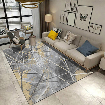 Multi-Color Rusty Surface Rug Synthetics Industrial Area Rug Machine Washable Non-Slip Stain Resistant Rug for Room Decor Smoke Gray Clearhalo 'Area Rug' 'Rug' 2170959