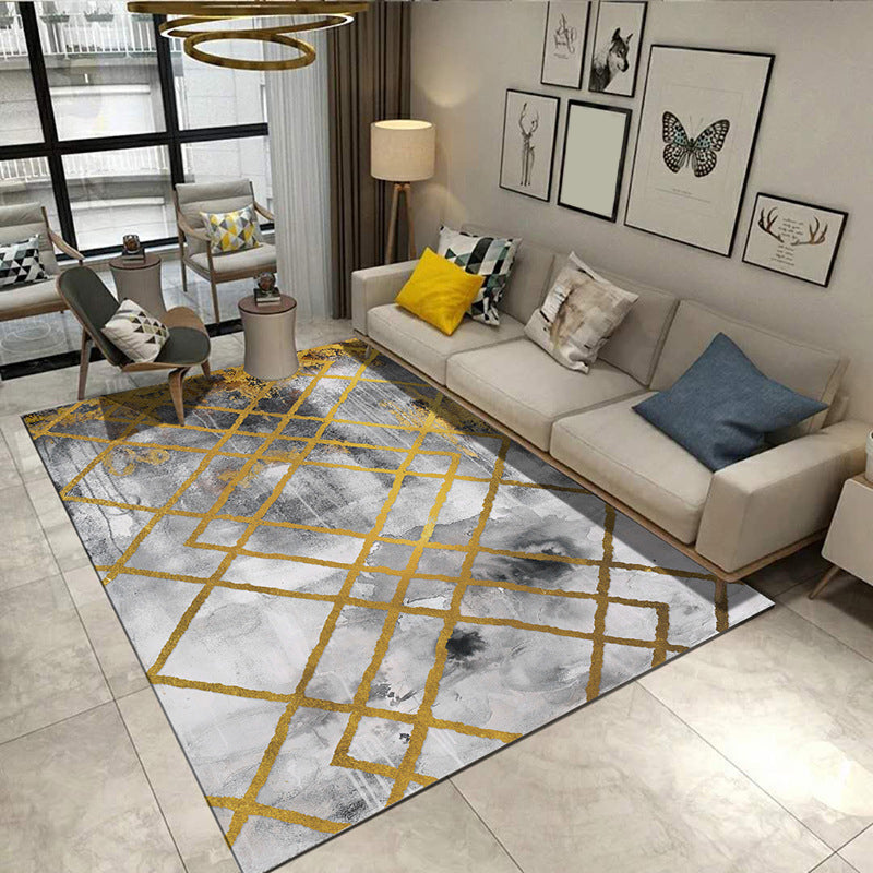 Multi-Color Rusty Surface Rug Synthetics Industrial Area Rug Machine Washable Non-Slip Stain Resistant Rug for Room Decor Yellow Clearhalo 'Area Rug' 'Rug' 2170961
