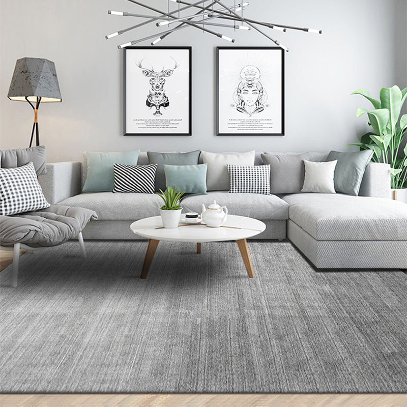 Minimal Multi-Color Plain Rug Polyester Steampunk Rug Washable Stain Resistant Anti-Slip Backing Carpet for Living Room Clearhalo 'Area Rug' 'Rug' 2171001