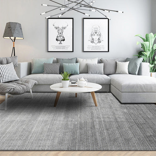 Minimal Multi-Color Plain Rug Polyester Steampunk Rug Washable Stain Resistant Anti-Slip Backing Carpet for Living Room Clearhalo 'Area Rug' 'Rug' 2171001