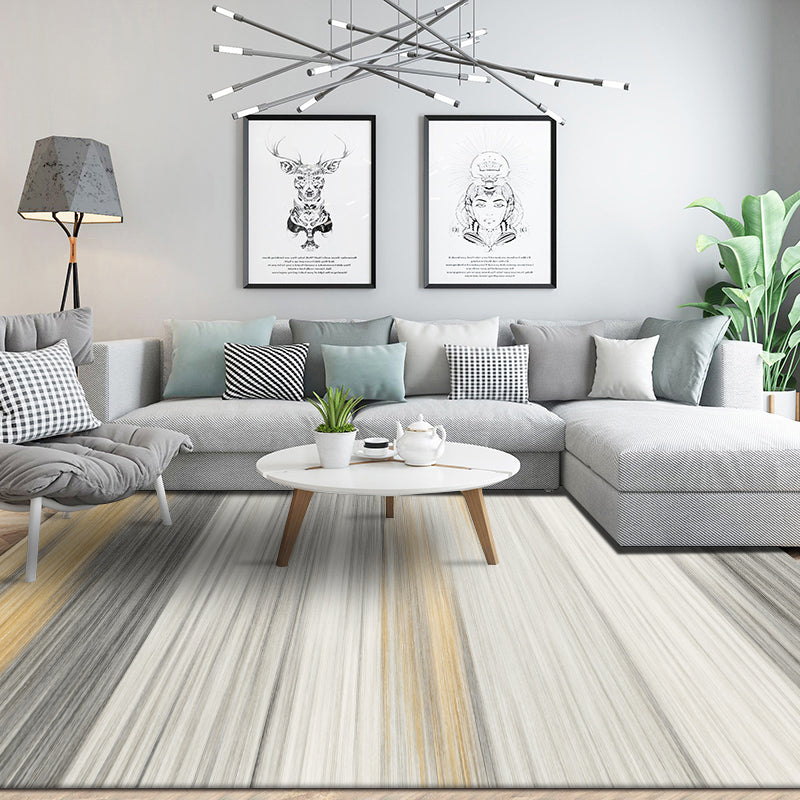 Minimal Multi-Color Plain Rug Polyester Steampunk Rug Washable Stain Resistant Anti-Slip Backing Carpet for Living Room Beige Clearhalo 'Area Rug' 'Rug' 2171003