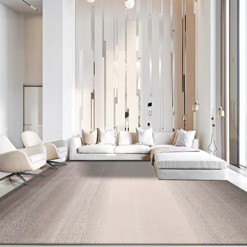 Minimal Multi-Color Plain Rug Polyester Steampunk Rug Washable Stain Resistant Anti-Slip Backing Carpet for Living Room Brown Clearhalo 'Area Rug' 'Rug' 2171011