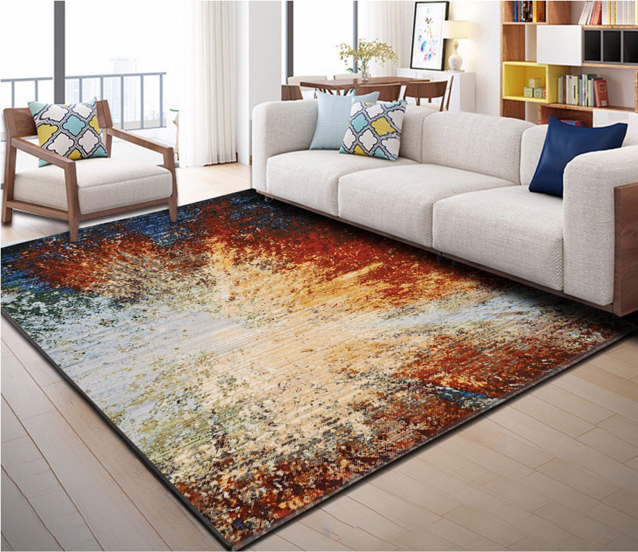Industrial Style Home Rug Multi-Color Expressionism Carpet Synthetics Anti-Slip Pet Friendly Machine Washable Rug Clearhalo 'Area Rug' 'Rug' 2171074