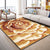 Industrial Style Home Rug Multi-Color Expressionism Carpet Synthetics Anti-Slip Pet Friendly Machine Washable Rug Yellow-Brown Clearhalo 'Area Rug' 'Rug' 2171089