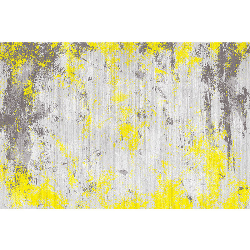 Cyberpunk Rusty Look Rug Multi Color Polypropylene Rug Stain Resistant Non-Slip Washable Area Carpet for Guest Room Yellow Clearhalo 'Area Rug' 'Rug' 2171098