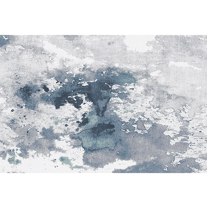 Cyberpunk Rusty Look Rug Multi Color Polypropylene Rug Stain Resistant Non-Slip Washable Area Carpet for Guest Room Grey Clearhalo 'Area Rug' 'Rug' 2171103