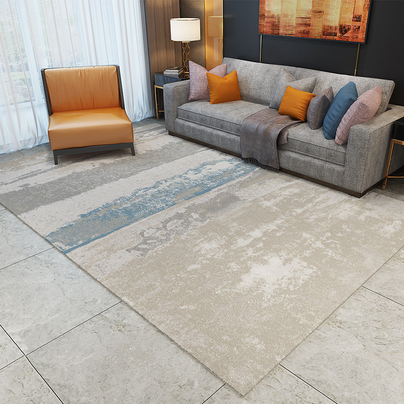 Cyberpunk Rusty Look Rug Multi Color Polypropylene Rug Stain Resistant Non-Slip Washable Area Carpet for Guest Room Khaki Clearhalo 'Area Rug' 'Rug' 2171107