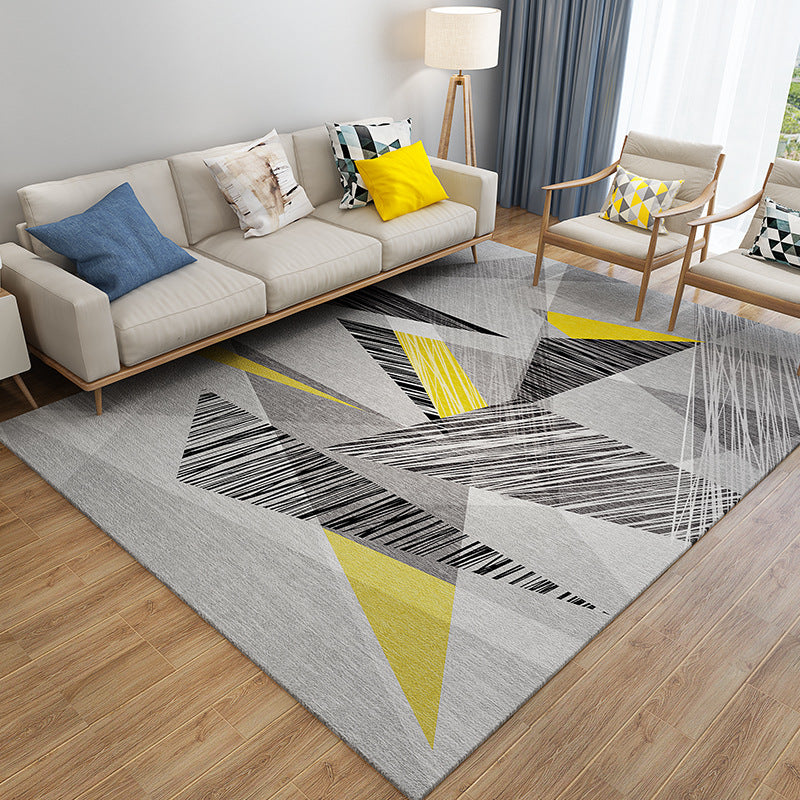 Chic Postmodernism Rug Multi Color Steampunk Carpet Synthetics Pet Friendly Stain Resistant Non-Slip Backing Rug for Home Clearhalo 'Area Rug' 'Rug' 2171136