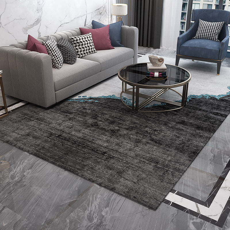 Trendy Abstract Print Rug Multicolor Industrial Rug Polypropylene Machine Washable Stain Resistant Non-Slip Backing Rug for Living Room Dark Gray Clearhalo 'Area Rug' 'Rug' 2171163