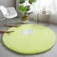 Relaxing Plain Rug Multi Colored Faux Wool Carpet Machine Washable Non-Slip Rug for Bedroom Fruit Green Clearhalo 'Area Rug' 'Casual' 'Rugs' Rug' 2171198