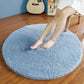 Cozy Plain Rug Multi-Color Minimalist Carpet Synthetic Wool Pet-Friendly Non-Slip Backing Rug for Girls Room Blue Clearhalo 'Area Rug' 'Casual' 'Rugs' Rug' 2171209