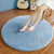 Cozy Plain Rug Multi-Color Minimalist Carpet Synthetic Wool Pet-Friendly Non-Slip Backing Rug for Girls Room Blue Clearhalo 'Area Rug' 'Casual' 'Rugs' Rug' 2171209