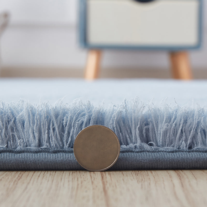 Cozy Plain Rug Multi-Color Minimalist Carpet Synthetic Wool Pet-Friendly Non-Slip Backing Rug for Girls Room Clearhalo 'Area Rug' 'Casual' 'Rugs' Rug' 2171216