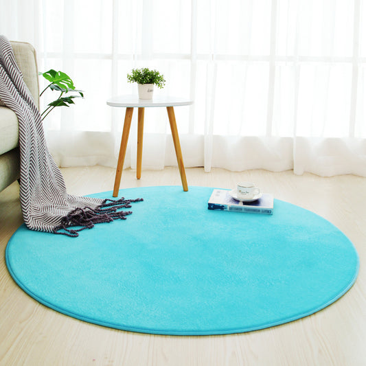Multi Colored Comfort Rug Polypropylene Plain Rug Washable Non-Slip Pet Friendly Area Carpet for Home Sky Blue Clearhalo 'Area Rug' 'Casual' 'Rugs' Rug' 2171245