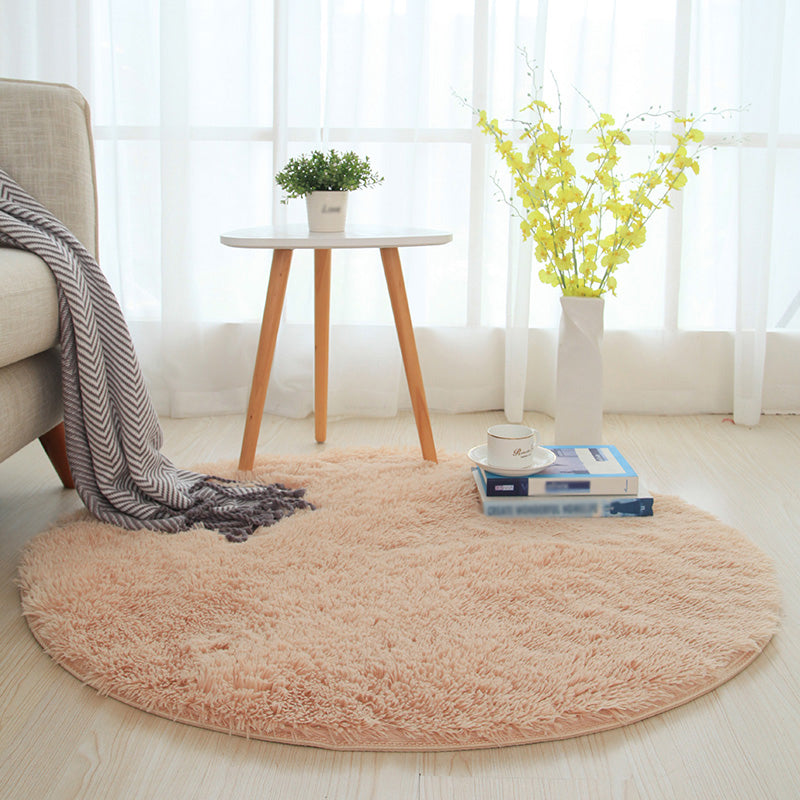 Natural Simple Rug Multi-Color Plain Rug Easy Care Machine Wash Area Carpet for Bedroom Camel Clearhalo 'Area Rug' 'Casual' 'Rugs' Rug' 2171260
