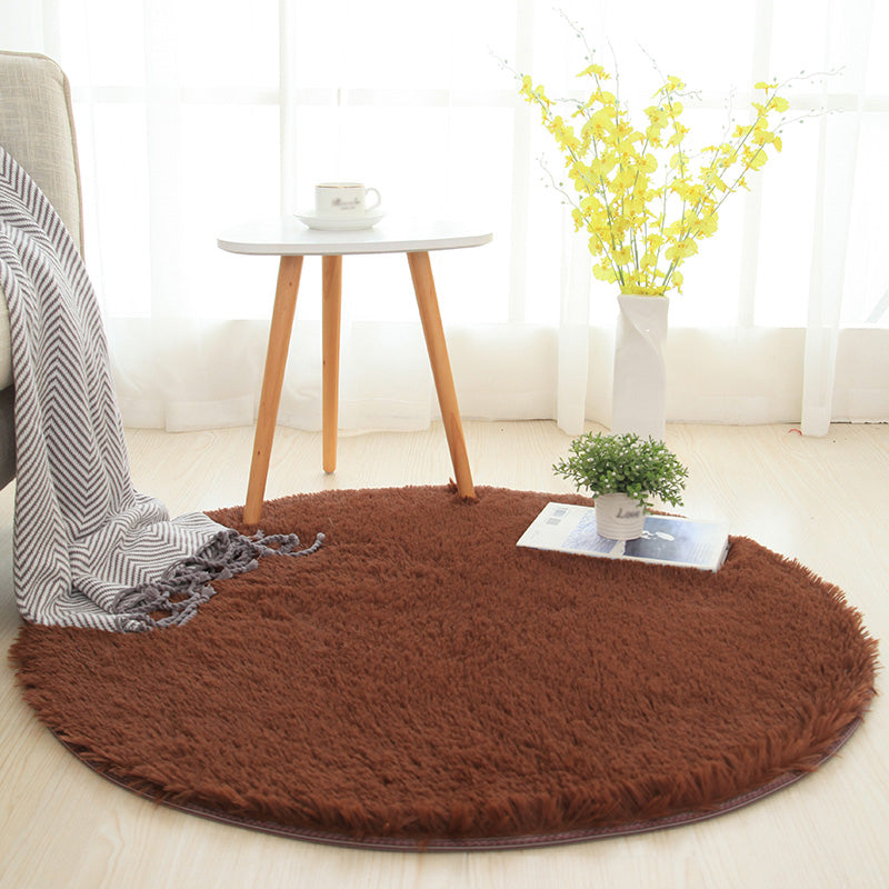 Natural Simple Rug Multi-Color Plain Rug Easy Care Machine Wash Area Carpet for Bedroom Coffee Clearhalo 'Area Rug' 'Casual' 'Rugs' Rug' 2171270