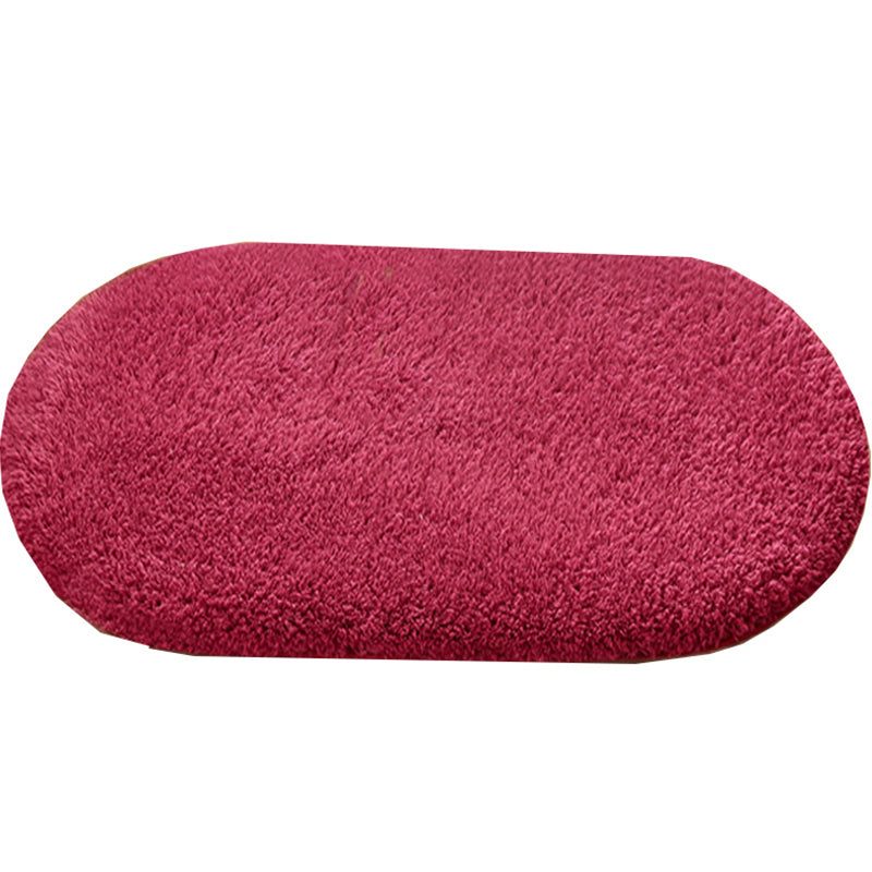 Multicolor Front Door Rug Casual Plain Carpet Faux Wool Anti-Slip Backing Handmade Rug Clearhalo 'Area Rug' 'Casual' 'Rugs' Rug' 2171279