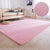 Casual Plain Rug Multi-Color Artificial Wool Carpet Washable Anti-Slip Rug for Great Room Pink Clearhalo 'Area Rug' 'Casual' 'Rugs' Rug' 2171308