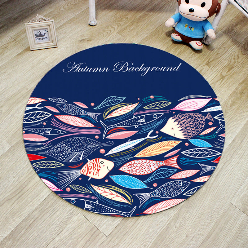 Novelty 3D Digital Printing Rug Multi Colored Cartoon Carpet Polypropylene Stain Resistant Machine Washable Non-Slip Rug for Bedroom Clearhalo 'Area Rug' 'Rug' 2171339