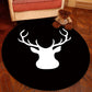 Novelty Geometry Animal Patterned Rug Multi-Colored Synthetics Rug Machine Washable Non-Slip Backing Stain Resistant Carpet for Room Matte Black Clearhalo 'Area Rug' 'Rug' 2171356