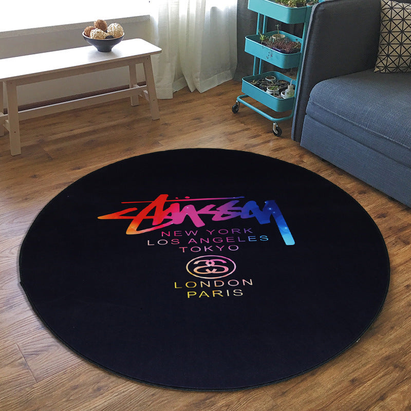 Creative Boys Bedroom Rug Multi Color Visual Deception Carpet Polypropylene Anti-Slip Pet Friendly Washable Rug Clearhalo 'Area Rug' 'Rug' 2171392