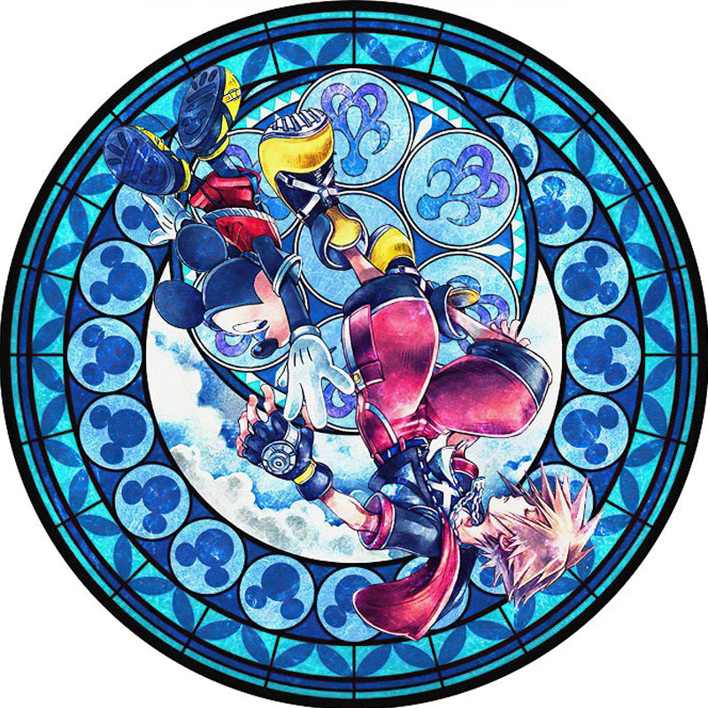 Modern 3D Anime Patterned Rug Multi Colored Polypropylene Rug Non-Slip Backing Machine Washable Pet Friendly Carpet for Kids Room Blue Clearhalo 'Area Rug' 'Rug' 2171475