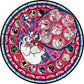 Modern 3D Anime Patterned Rug Multi Colored Polypropylene Rug Non-Slip Backing Machine Washable Pet Friendly Carpet for Kids Room Pink Clearhalo 'Area Rug' 'Rug' 2171478