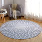 Funky 3D Optical Illusions Rug Multi Colored Synthetics Carpet Pet Friendly Washable Non-Slip Backing Rug for Home Decor Light Blue-White Clearhalo 'Area Rug' 'Rug' 2171525
