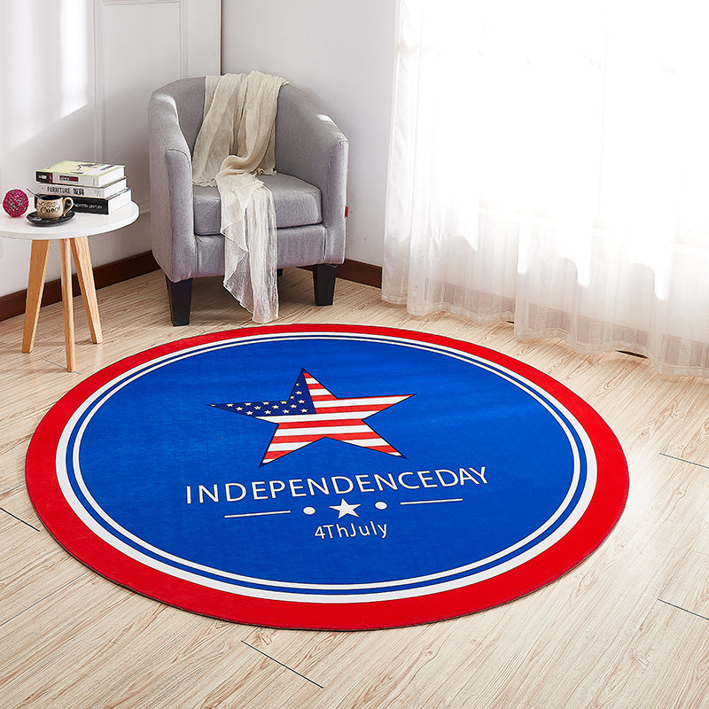 Funky 3D Optical Illusions Rug Multi Colored Synthetics Carpet Pet Friendly Washable Non-Slip Backing Rug for Home Decor Clearhalo 'Area Rug' 'Rug' 2171538