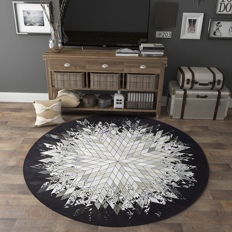 Funky 3D Optical Illusions Rug Multi Colored Synthetics Carpet Pet Friendly Washable Non-Slip Backing Rug for Home Decor Clearhalo 'Area Rug' 'Rug' 2171539