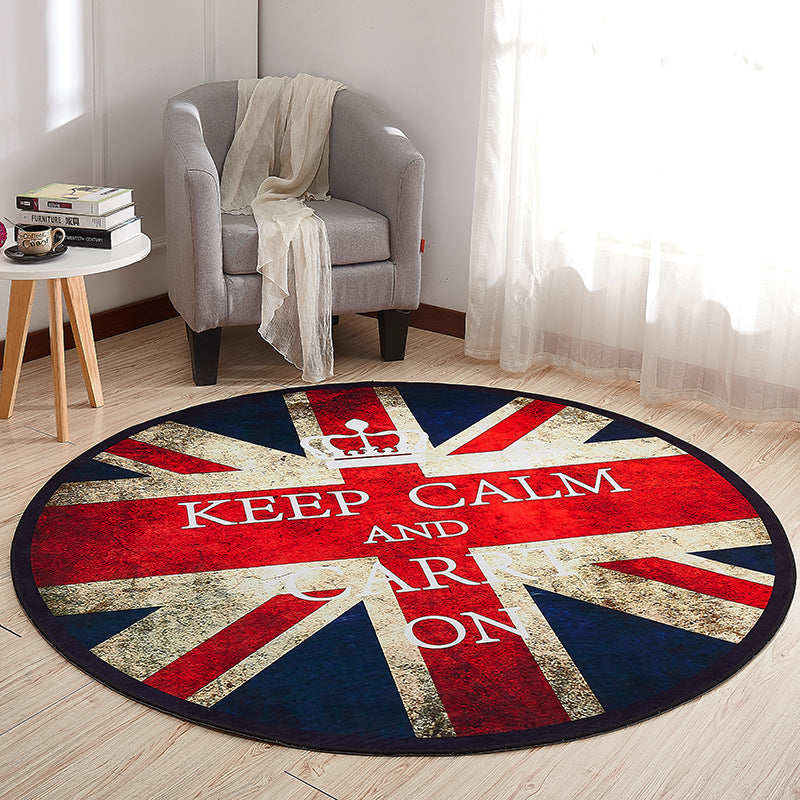 Funky 3D Optical Illusions Rug Multi Colored Synthetics Carpet Pet Friendly Washable Non-Slip Backing Rug for Home Decor Clearhalo 'Area Rug' 'Rug' 2171543