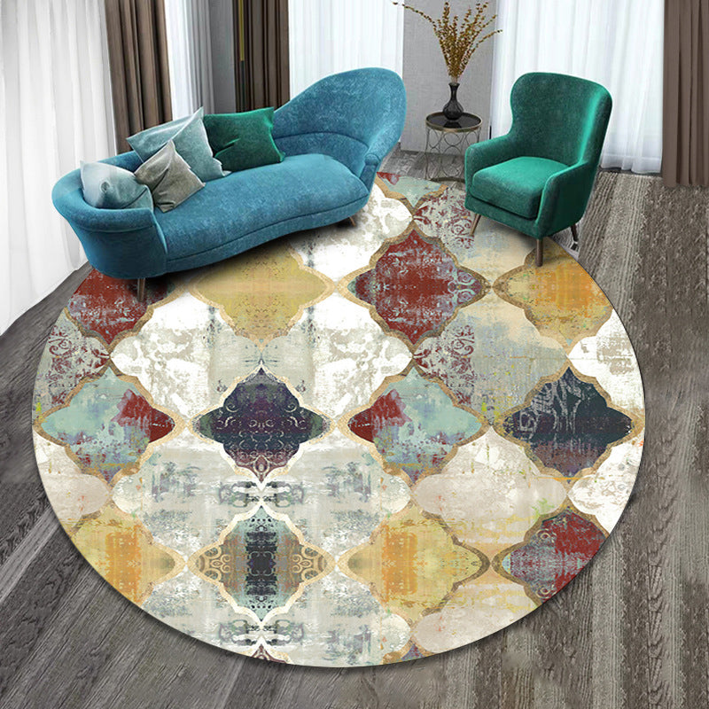 Classy Multicolor Tribal Print Rug Synthetics Bohemian Carpet Non-Slip Pet Friendly Washable Area Rug for Home Deco Red Clearhalo 'Area Rug' 'Bohemian' 'Rugs' Rug' 2171641