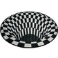 Creepy Hole 3D Illusion Rug Black and White Modern Rug Polypropylene Pet Friendly Non-Slip Stain Resistant Carpet for Sitting Room Clearhalo 'Area Rug' 'Rug' 2171648