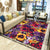 Gorgeous Multi Colored Modern Rug Polyester Flower Blossom Rug Pet Friendly Anti-Slip Stain Resistant Carpet for Home Red-Purple Clearhalo 'Area Rug' 'Modern' 'Rugs' Rug' 2171818