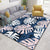 Glam Nordic Area Rug Multi-Colored Plant Carpet Stain Resistant Washable Anti-Slip Backing Rug for Sitting Room Blue-Pink Clearhalo 'Area Rug' 'Modern' 'Rugs' Rug' 2171853