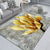 Pretty 3D Flower Indoor Rug Multi Color Modern Carpet Polypropylene Washable Non-Slip Backing Stain Resistant Rug for Home Gray-Gold Clearhalo 'Area Rug' 'Modern' 'Rugs' Rug' 2171868