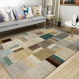 Trendy Multi-Color Nordic Rug Polypropylene Abstract Drawing Carpet Non-Slip Stain Resistant Machine Washable Rug for Living Room Taupe Clearhalo 'Area Rug' 'Modern' 'Rugs' Rug' 2171913