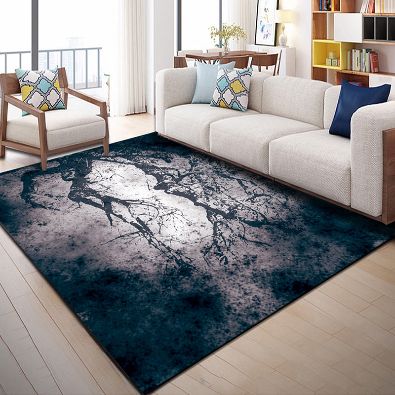 Native American Patterned Rug Multi-Colored Polyester Carpet Machine Washable Pet Friendly Non-Slip Backing Rug for Room Black-Gray Clearhalo 'Area Rug' 'Modern' 'Rugs' Rug' 2171934