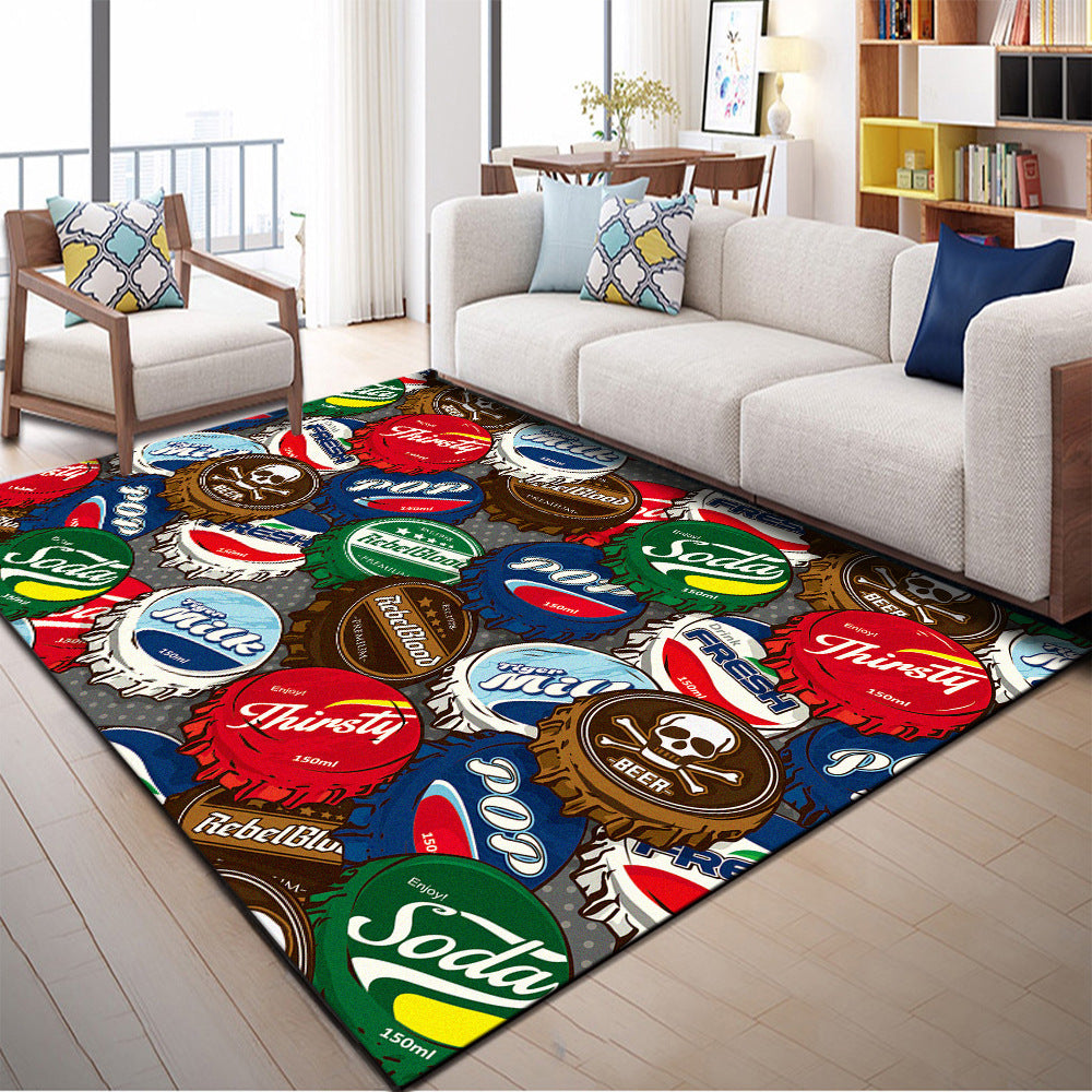 Native American Patterned Rug Multi-Colored Polyester Carpet Machine Washable Pet Friendly Non-Slip Backing Rug for Room Clearhalo 'Area Rug' 'Modern' 'Rugs' Rug' 2171947