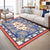 Native American Patterned Rug Multi-Colored Polyester Carpet Machine Washable Pet Friendly Non-Slip Backing Rug for Room Blue-Red Clearhalo 'Area Rug' 'Modern' 'Rugs' Rug' 2171951